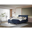 BOXSPRINGBETT 180/200 cm  in Blau  - Blau/Schwarz, Trend, Holz/Textil (180/200cm) - Esposa