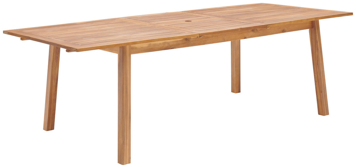 STOL VRTNI  prirodne boje  drvo      - prirodne boje, Romantično / ladanjski, drvo (180(240)/100/74cm) - Ambia Garden