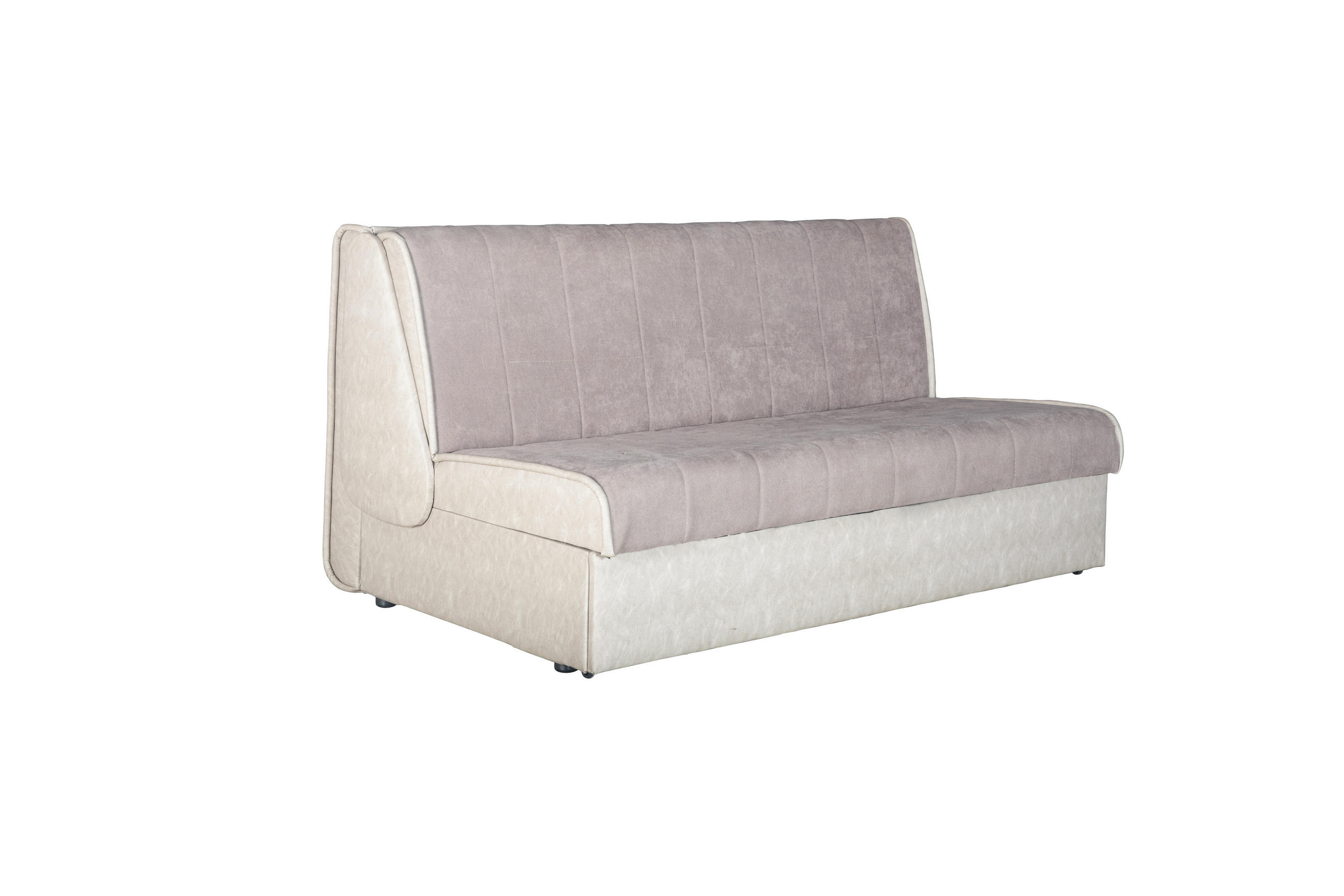 TROSJED NA RAZVLAČENJE tekstil  svijetlo siva, cappuccino    - cappuccino/svijetlo siva, Konvencionalno, tekstil (166/110/87cm) - Xora