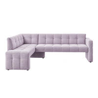 ECKBANK 245/157 cm  in Lila  - Lila/Schwarz, MODERN, Holz/Holzwerkstoff (245/157cm) - Livetastic