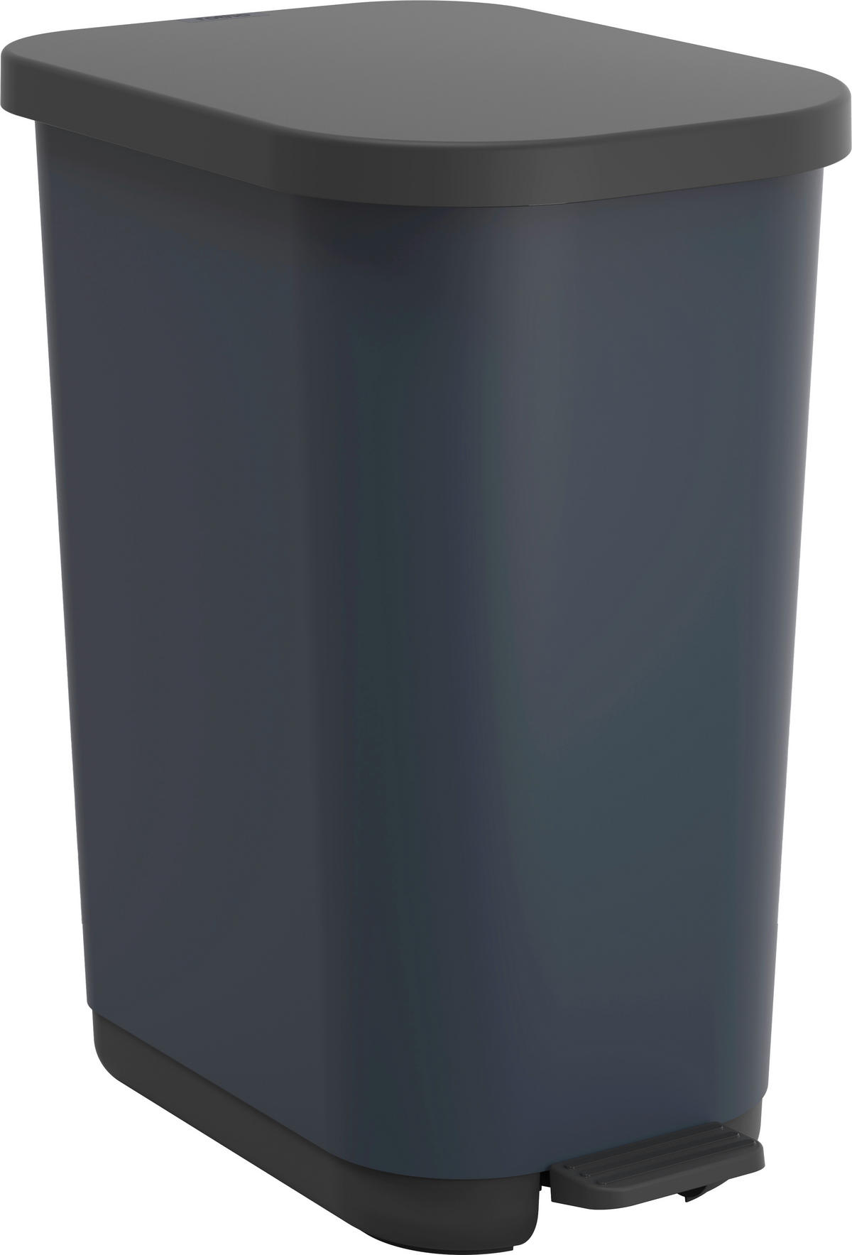 TRETEIMER Ribo 35 L  - Dunkelblau, KONVENTIONELL, Kunststoff (40/28,5/51,3cm) - Rotho