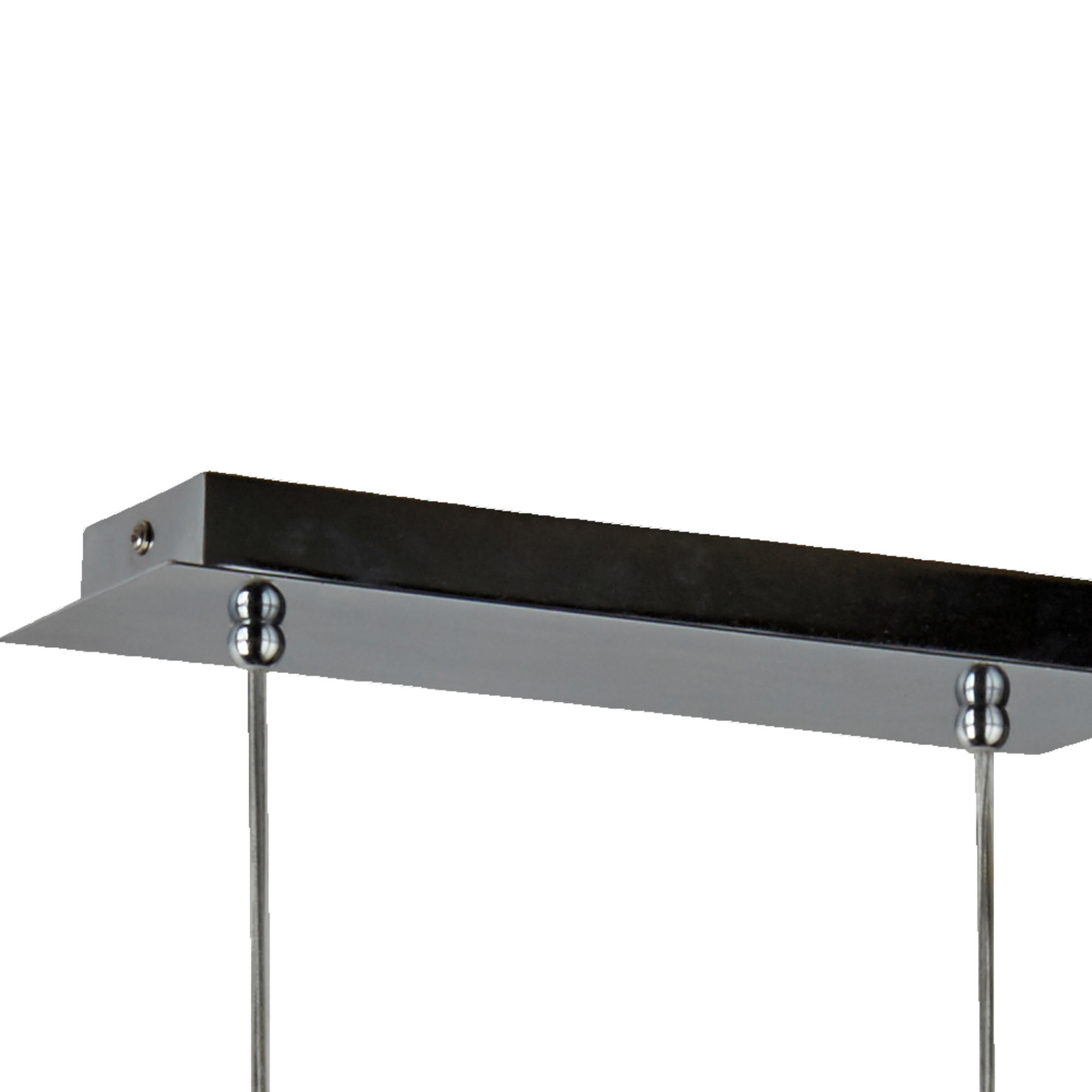 HÄNGLAMPA Voyager 65/100/20 cm  - kromfärg, Modern, metall/glas (65/100/20cm)