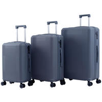 REISEKOFFER Grau  - Grau, Design, Kunststoff (46,5/74/30cm) - Schneiders