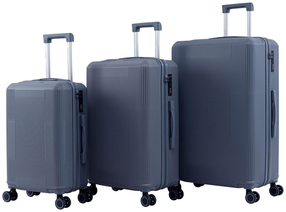 REISEKOFFER Grau  - Grau, Design, Kunststoff (34,5/54/22cm) - Schneiders