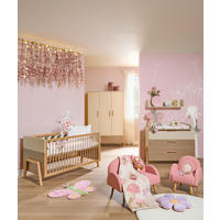 BABYZIMMER Diana  - Grauweiß, Basics, Holzwerkstoff - Jimmylee