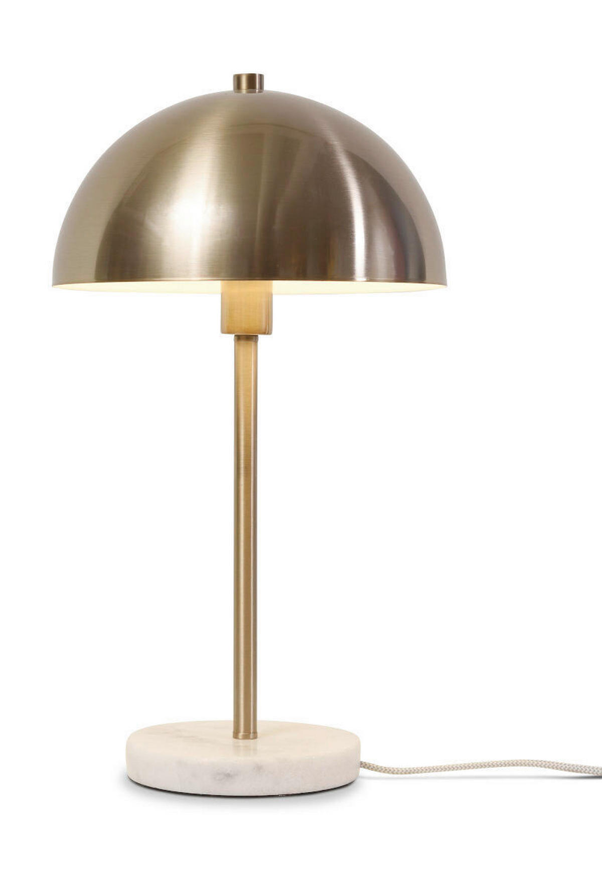 STOLNÁ LAMPA, nástenný stmievač, 25/45 cm  - biela/zlatá, Trend (25/45cm) - It's about Romi