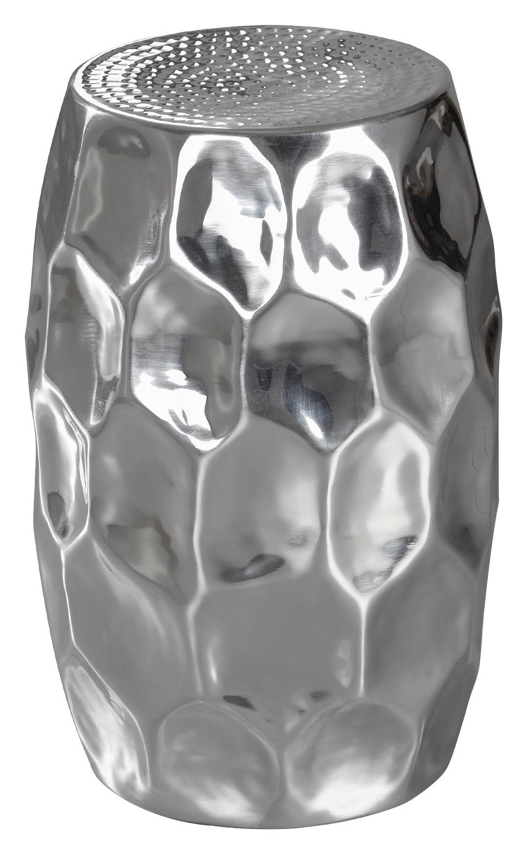 Mid.you Beistelltisch Silber 30x47x30 cm