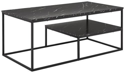Couchtisch Sun in Metall, Holzwerkstoff 110/60/45 cm   - Anthrazit/Schwarz, Design, Holzwerkstoff/Metall (110/60/45cm) - MID.YOU