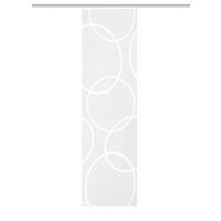 FLÄCHENVORHANG in Weiß halbtransparent  - Weiß, Basics, Textil (57/225cm)