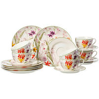 KAFFEESERVICE FLORA 18-teilig  - Multicolor, Trend, Keramik - Ritzenhoff Breker