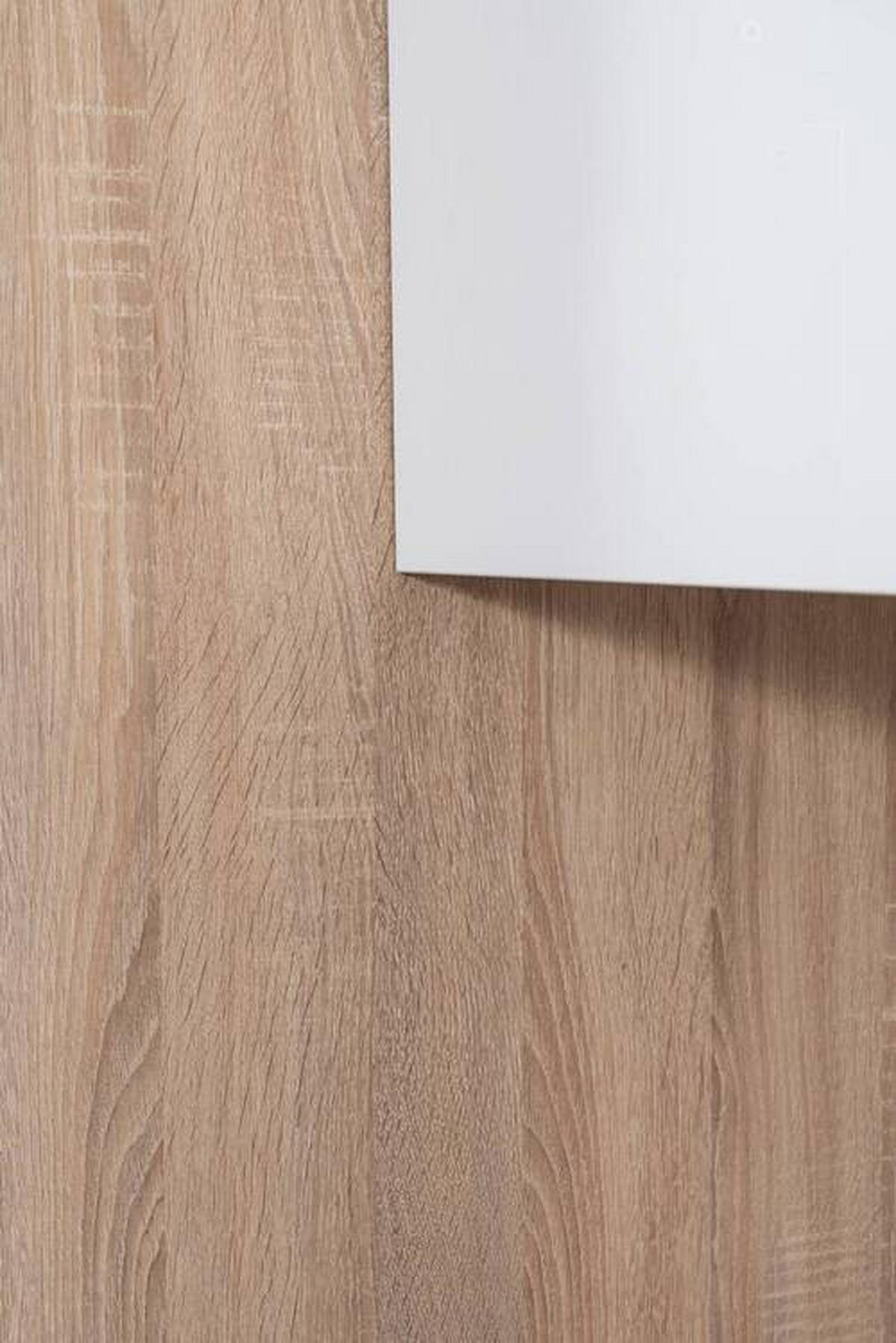 KÜCHENBLOCK 280 cm   in Eichefarben  - Weiss/Eichefarben, Modern, Holzwerkstoff (280cm) - Respekta