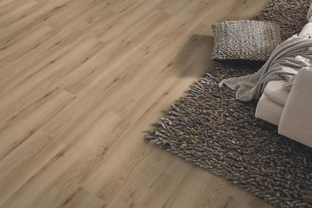LAMINATBODEN Exquisit Plus  - Eichefarben, KONVENTIONELL, Holz (138.0/24,4/0,8cm)