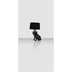 TISCHLEUCHTE 33/30/53 cm   - Schwarz, LIFESTYLE, Kunststoff/Textil (33/30/53cm) - Novel
