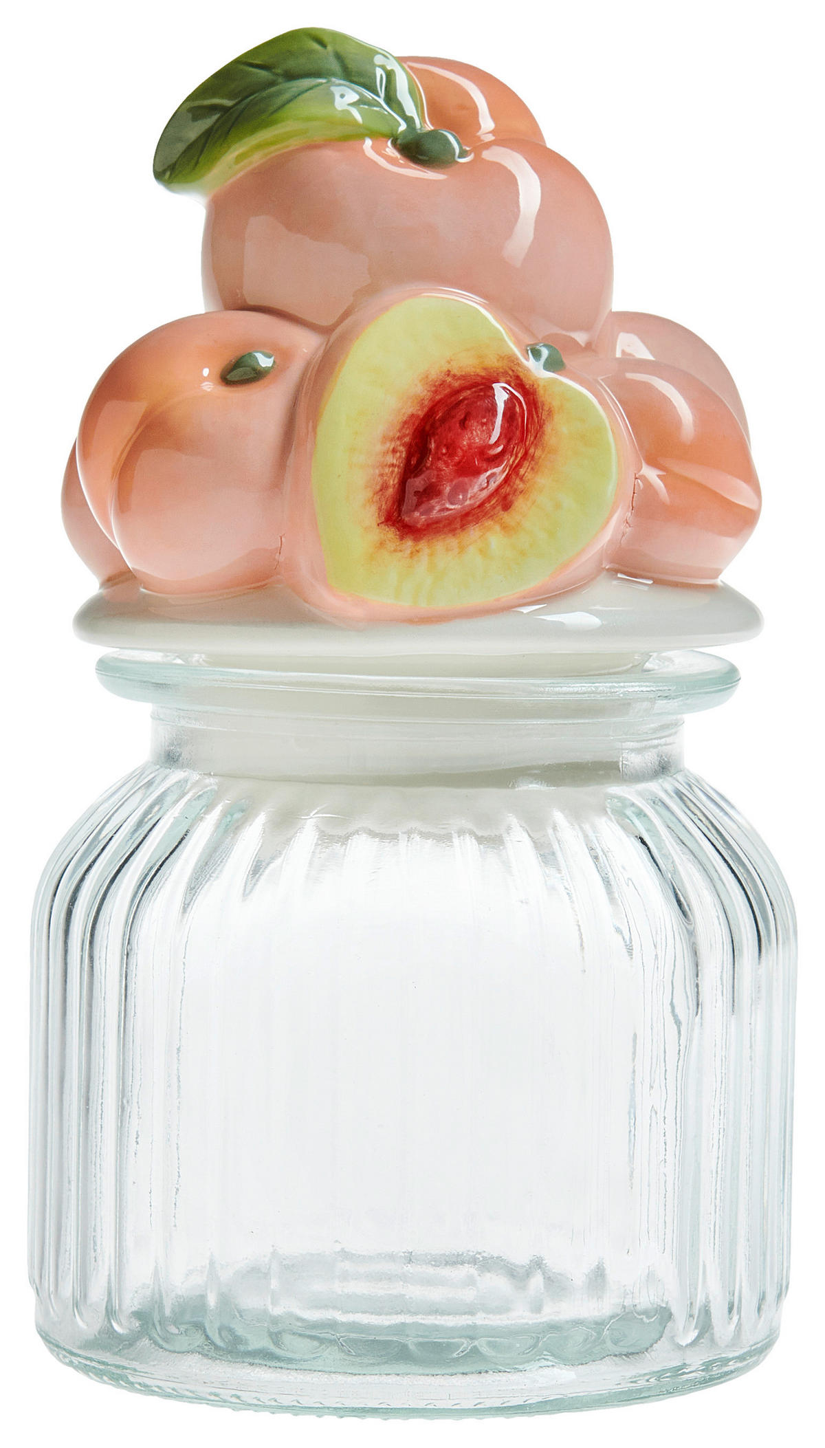 VORRATSGLAS  - Rosa, Trend, Glas/Keramik (11,00/11,00/19,00cm)