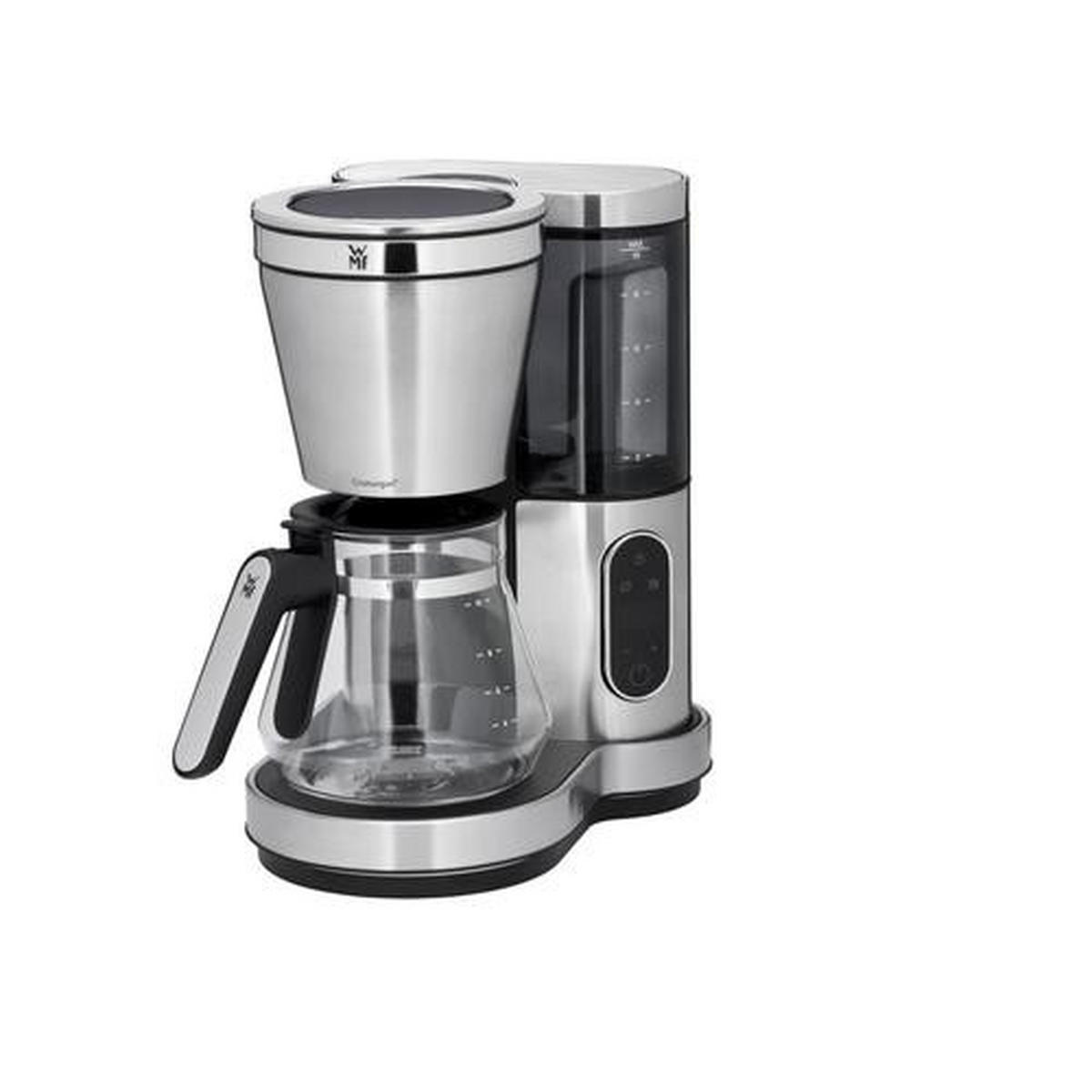 FILTERKAFFEEMASCHINE  - Edelstahlfarben/Schwarz, Basics, Glas/Kunststoff (33,8cm) - WMF