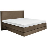 BOXSPRINGBETT 160/200 cm  in Braun  - Braun, KONVENTIONELL, Holz/Textil (160/200cm) - Dieter Knoll