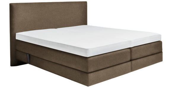 BOXSPRINGBETT 160/200 cm  in Braun  - Braun, KONVENTIONELL, Holz/Textil (160/200cm) - Dieter Knoll