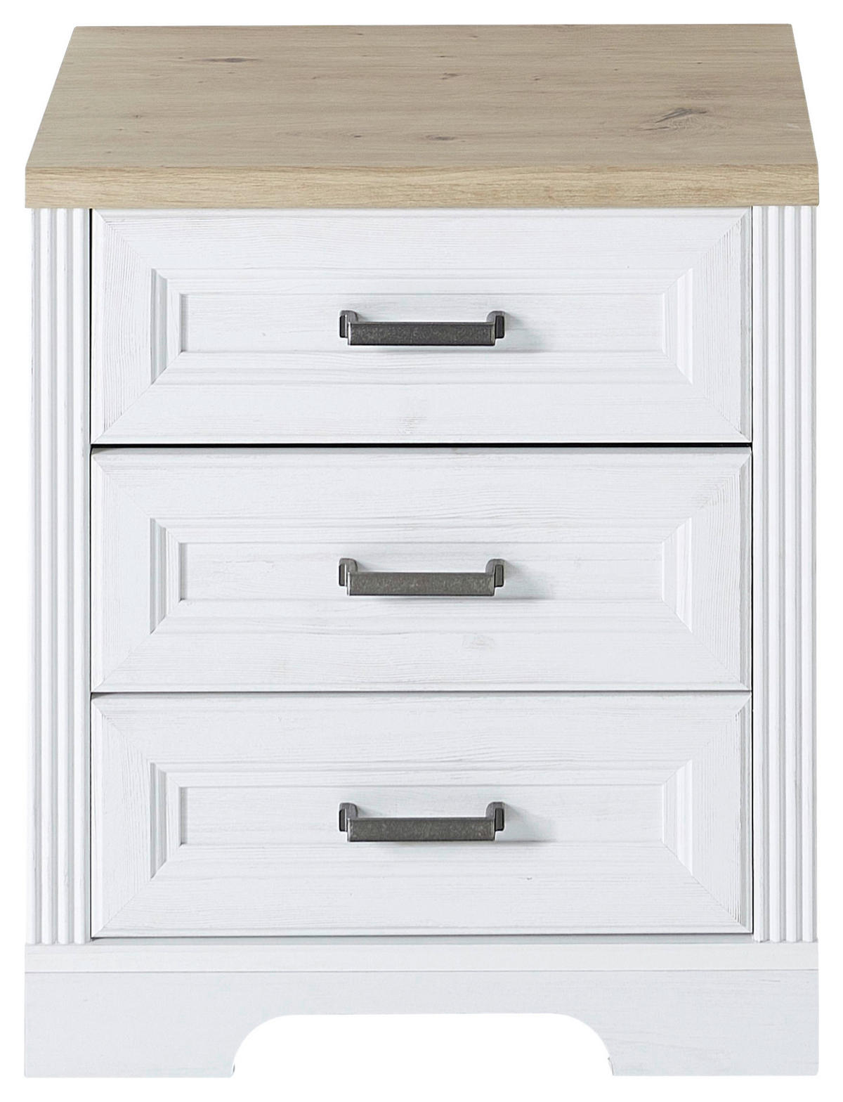 ROLLCONTAINER Pinienfarben, Eiche Artisan  - Eiche Artisan/Pinienfarben, KONVENTIONELL, Holzwerkstoff/Metall (54/62/39cm) - Carryhome