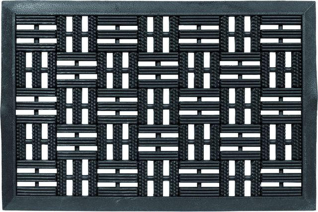FUßMATTE 40/60 cm Dynamic  - Schwarz, Design, Kunststoff/Textil (40/60cm) - Esposa