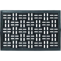 DÖRRMATTA - svart, Design, textil/plast (40/60cm) - Schöner Wohnen Teppi