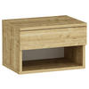 SÄNGBORD i ekfärgad  - ekfärgad, Design, trämaterial (44,6/29/31,6cm) - MID.YOU