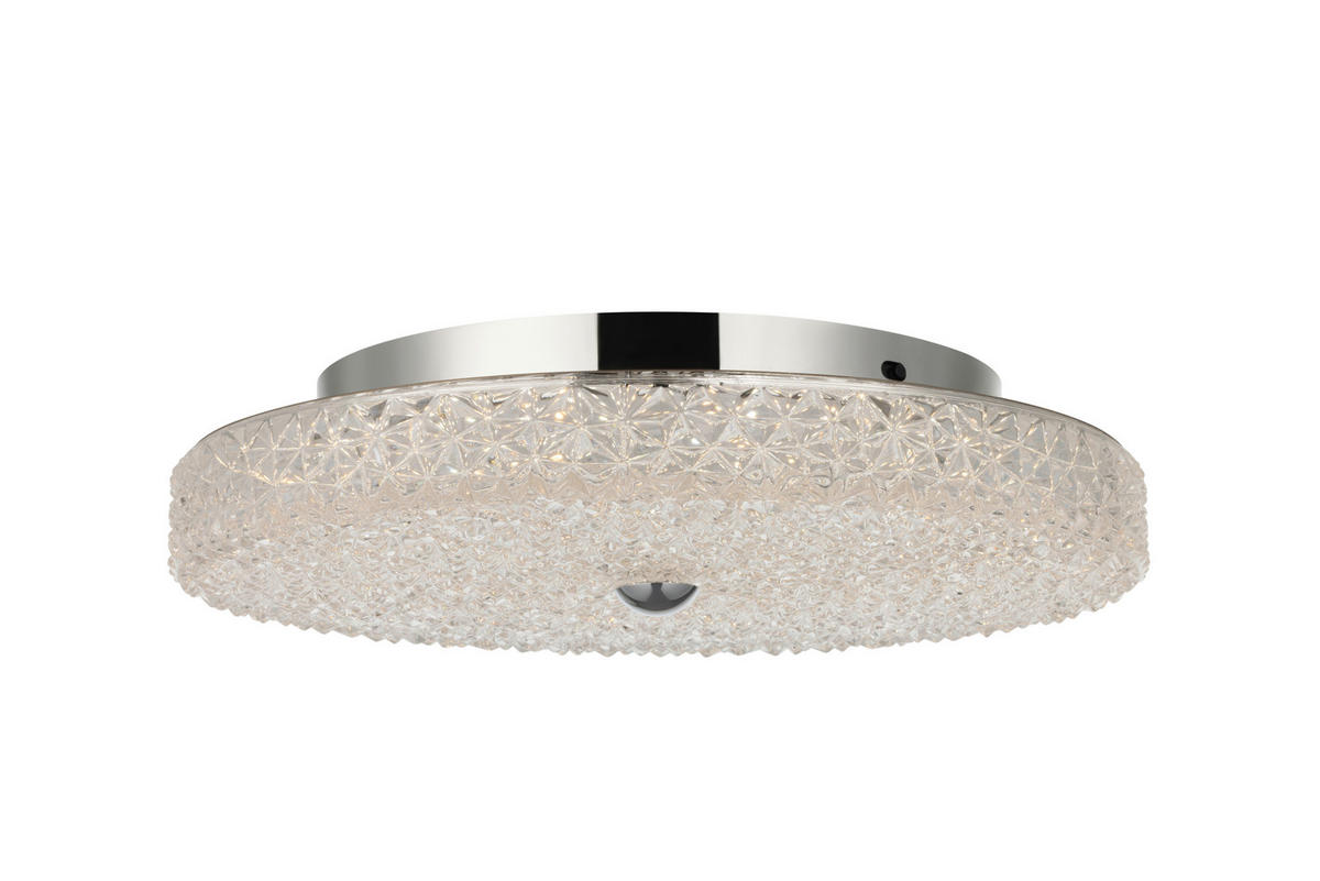 LED-TAKLAMPA 21 W 40/9,5 cm  - klar, Klassisk, metall/glas (40/9,5cm) - Glandor