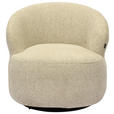 SESSEL in Webstoff Naturfarben  - Schwarz/Naturfarben, Design, Holz/Kunststoff (78/73/75cm) - Carryhome
