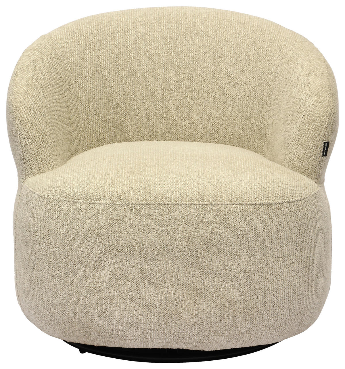 SESSEL in Webstoff Naturfarben  - Schwarz/Naturfarben, Design, Holz/Kunststoff (78/73/75cm) - Carryhome