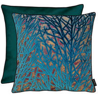 KISSENHÜLLE 46/46 cm  - Petrol, Design, Textil (46/46cm) - Apelt