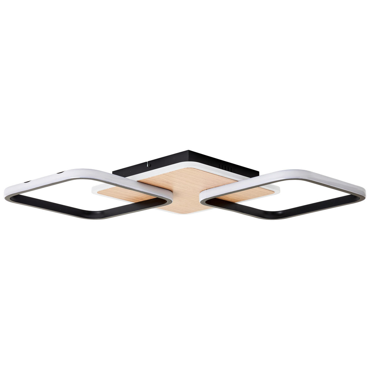 LED-DECKENLEUCHTE 62/7/62 cm   - Weiß, Design, Kunststoff/Metall (62/7/62cm) - Brilliant