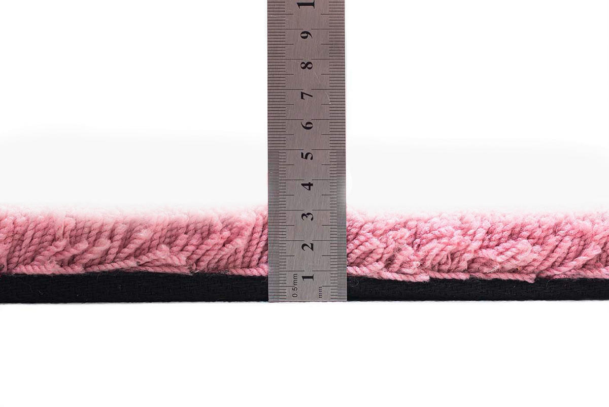 PREPROGA Z VISOKIM FLOROM  135/200 cm  taftano  roza  - roza, Basics, tekstil (135/200cm) - Tom Tailor