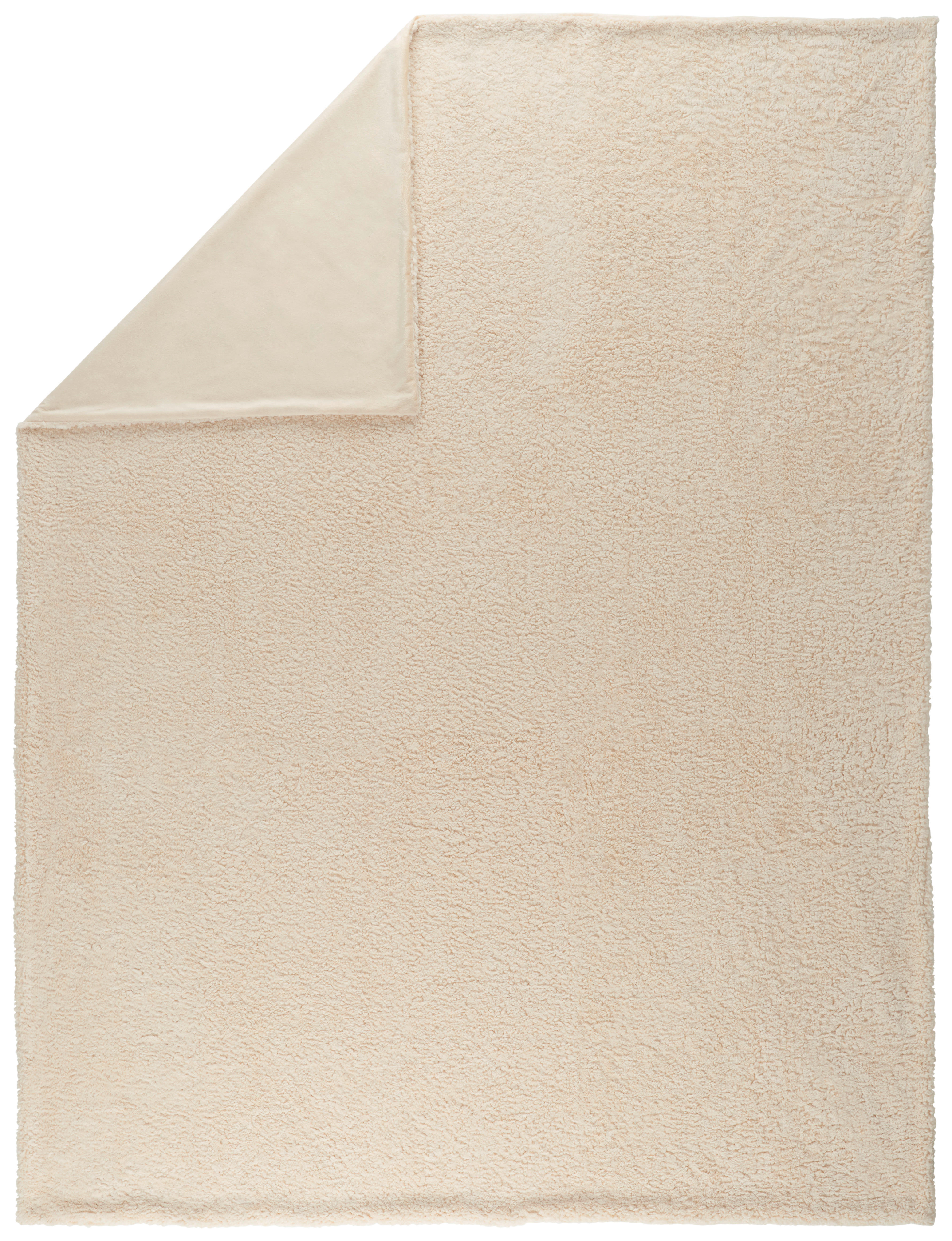 FILT 150/200 cm  - beige, Klassisk, textil (150/200cm) - Novel