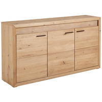 ŠIROKÁ KOMODA, sukový dub, 170,6/92,2/41 cm - černá, Konvenční, kov/dřevo (170,6/92,2/41cm) - Cantus