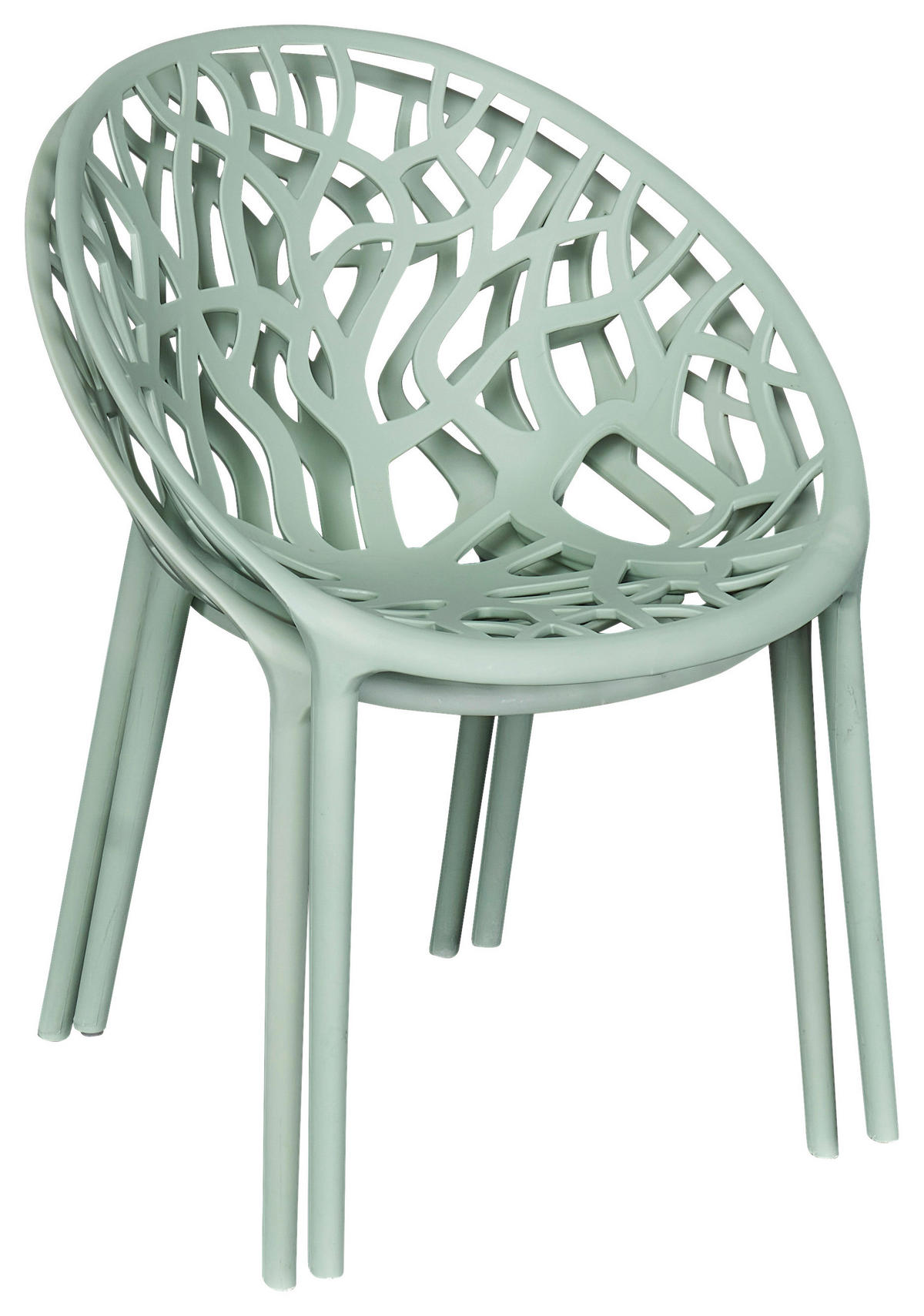 STAPELSTUHL Grün  - Grün, Design, Kunststoff (60,5/79/58cm) - Ambia Garden