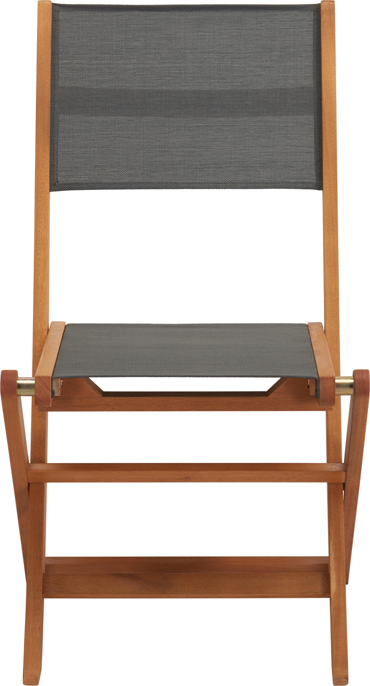 ZLOŽLJIV VRTNI SEDEŽ  les evkaliptusa rjava, siva  - siva/rjava, Romantika, tekstil/les (50/90/58cm) - Ambia Garden