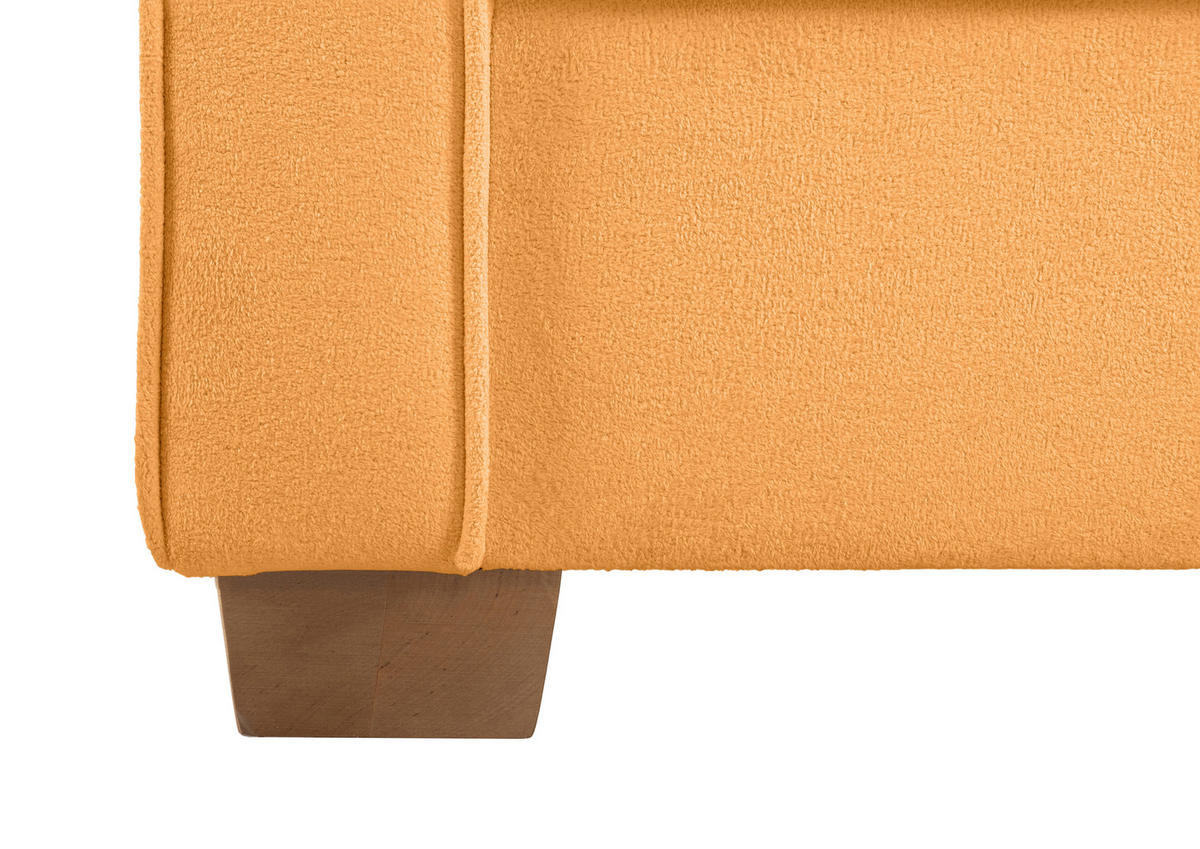 SESSEL in Gelb  - Gelb/Buchefarben, Design, Holz/Textil (93/89/82cm) - MID.YOU