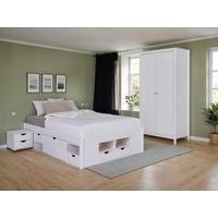 EINZELZIMMER Weiß  - Naturfarben/Weiß, MODERN, Holz - MID.YOU