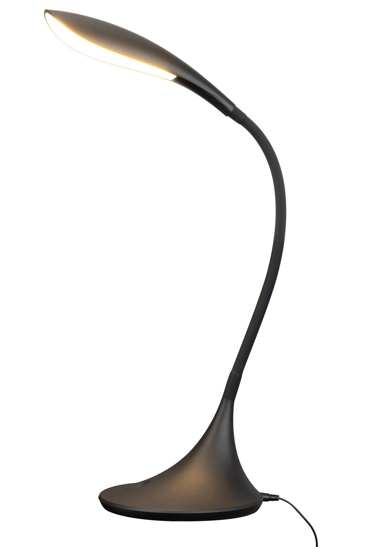 SCHREIBTISCHLEUCHTE - Schwarz, Basics, Kunststoff (22/17/37,5cm) - Novel