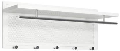 GARDEROBENPANEEL  in 75/30/26 cm  - Weiß, MODERN, Metall (75/30/26cm)