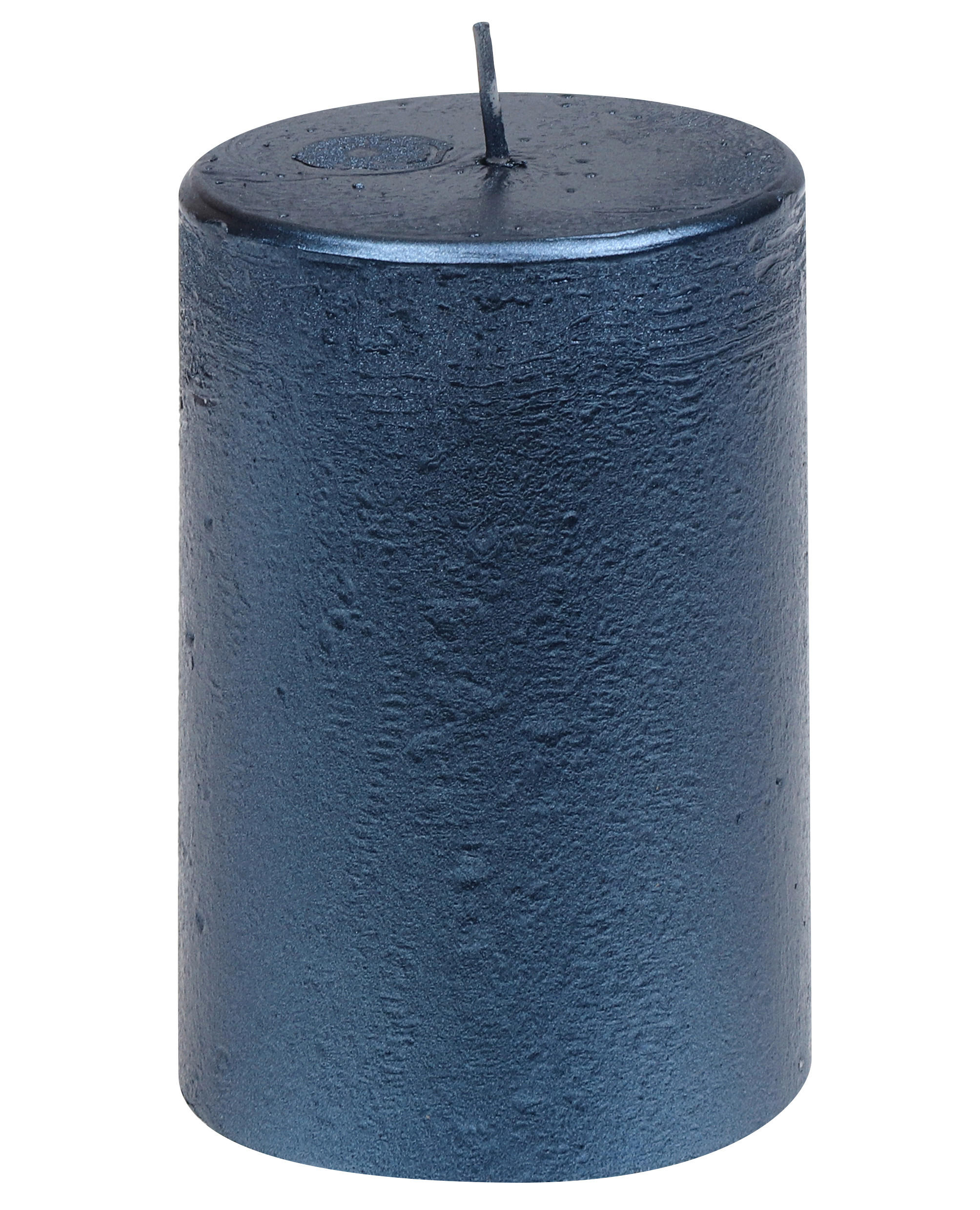 STUMPENKERZE  - Blau, KONVENTIONELL (6,8/10cm) - Steinhart