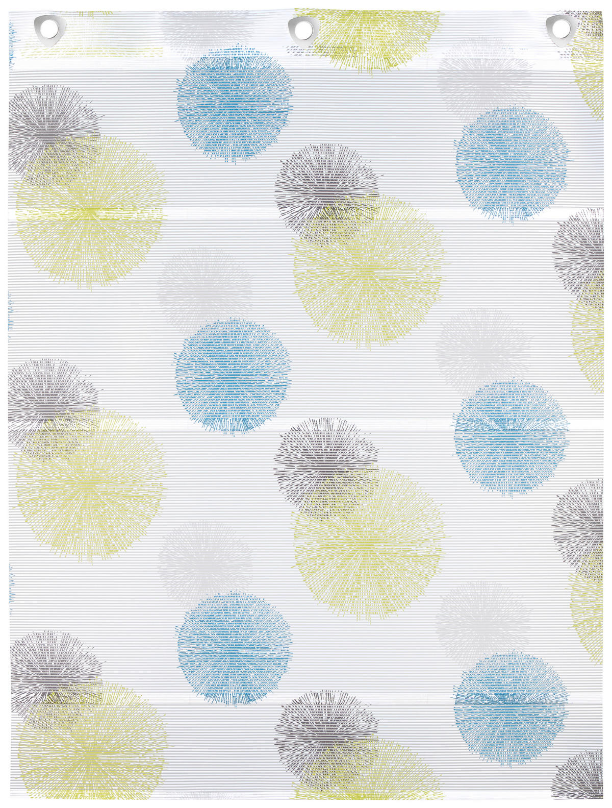 MAGNETROLLO  halbtransparent  100/130 cm    - Blau/Weiß, Basics, Textil (100/130cm) - Novel