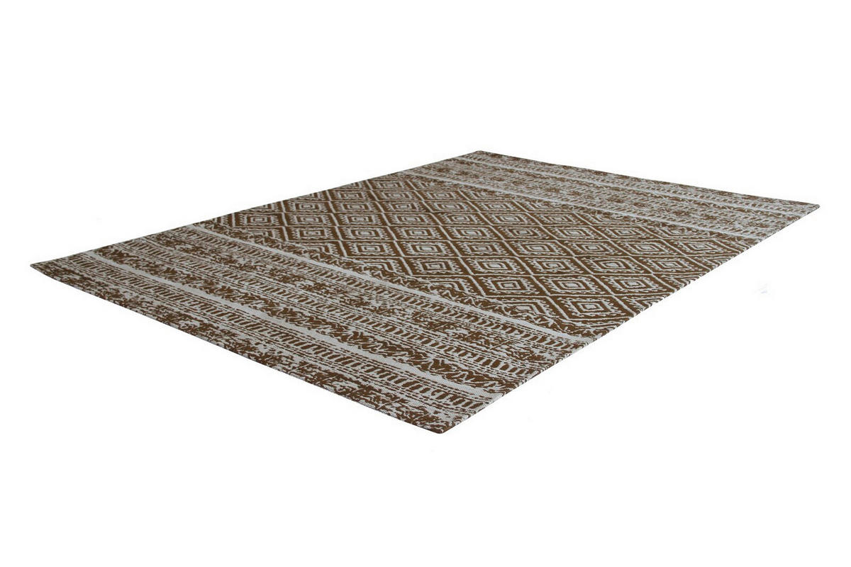 RAVNO TKANA PREPROGA      160/230 cm    taftano  rjava  - rjava, Basics, tekstil (160/230cm) - Kayoom
