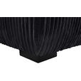 ECKSOFA  in Cord Schwarz  208/322 cm  - Schwarz, MODERN, Holz/Textil (208/322cm) - Carryhome