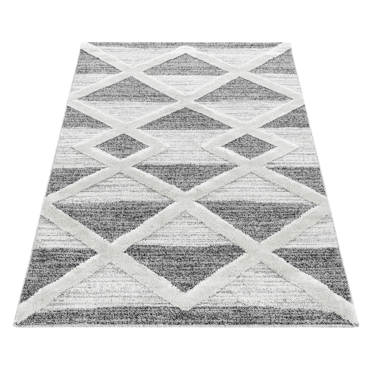 WEBTEPPICH 140/200 cm Pisa 4709 grau Grau  - Grau, KONVENTIONELL, Textil (140/200cm)