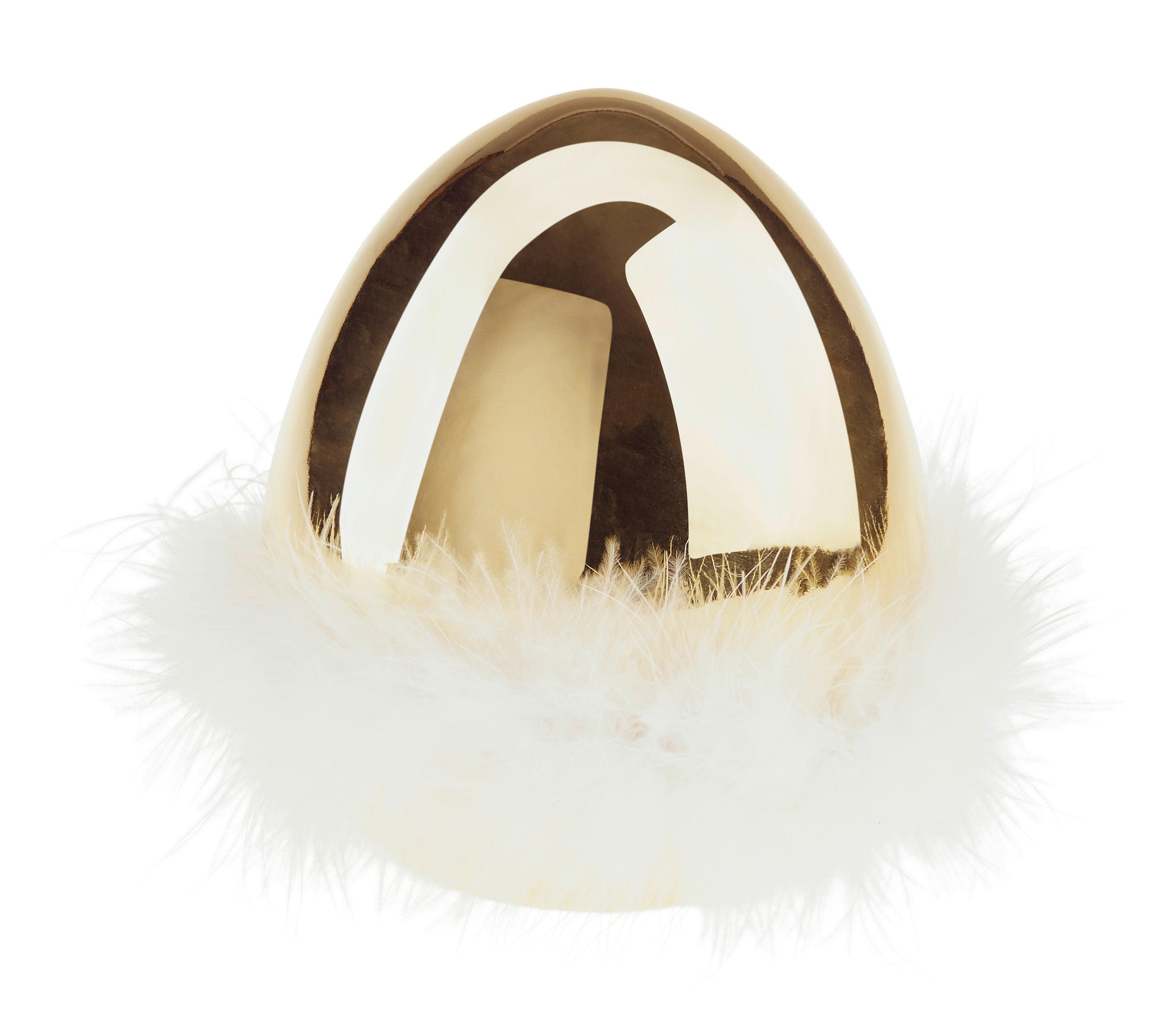 Dekofigur Ei H: 15,5 Cm Porzellan