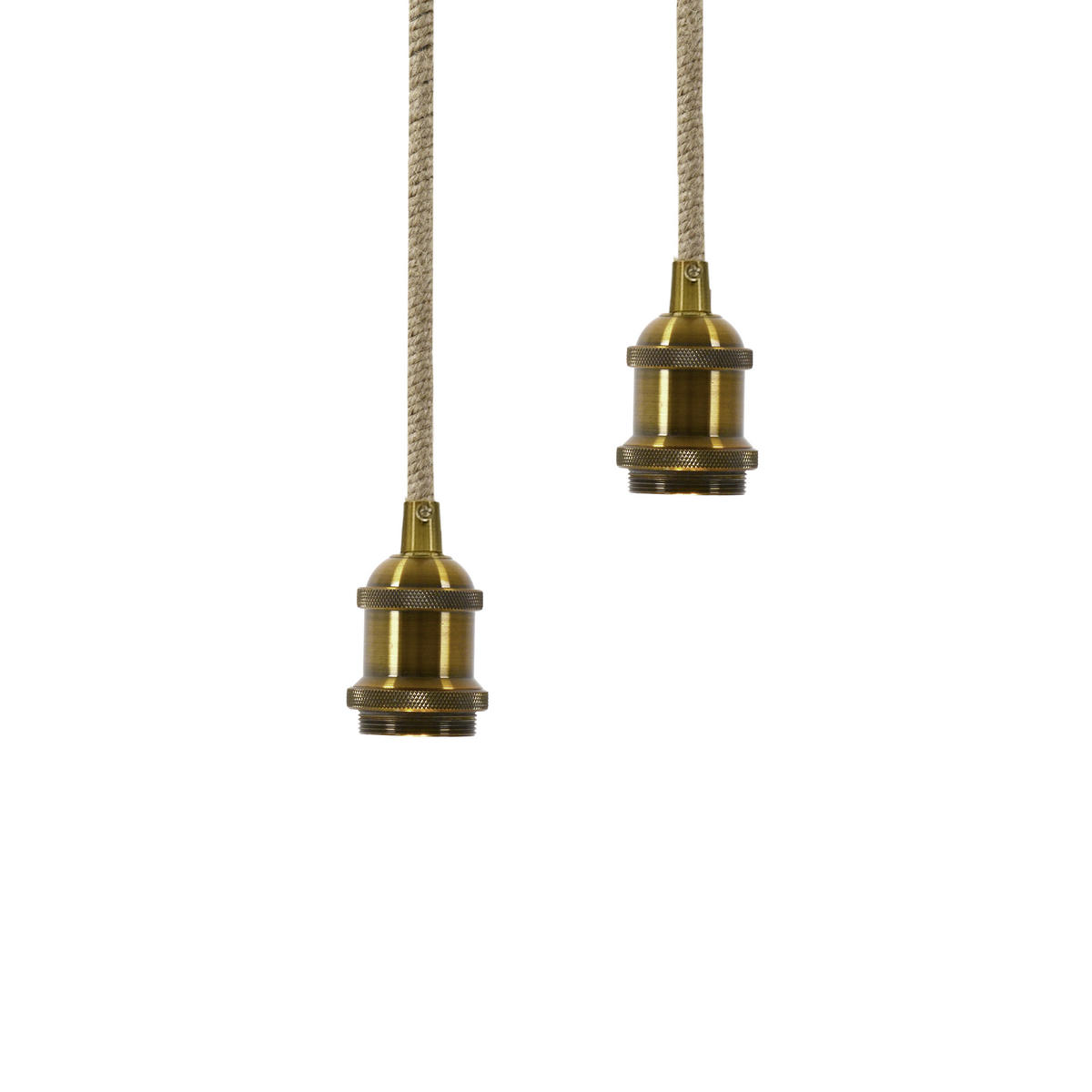 HÄNGELEUCHTE 15/90 cm   - Messingfarben/Schwarz, KONVENTIONELL, Naturmaterialien/Metall (15/90cm) - Näve