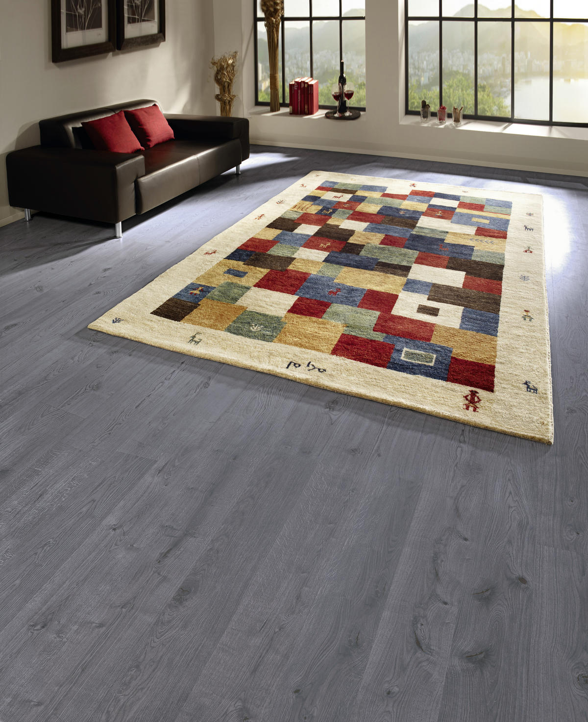 ORIENTALISK MATTA 80/125 cm Oase  - multicolor/cremefärgad, Lifestyle, textil (80/125cm) - Cazaris
