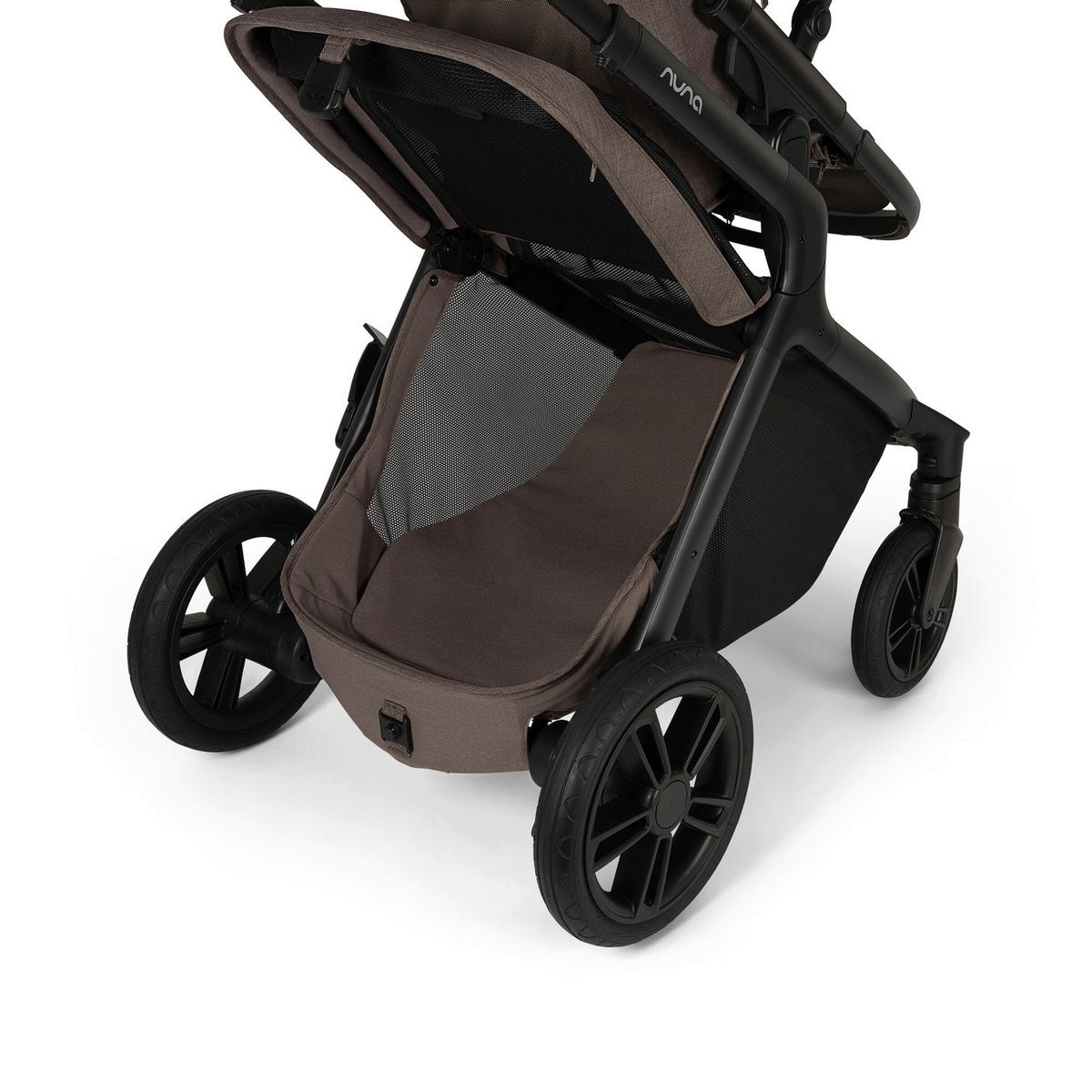 KINDERWAGEN DEMI icon  - Beigebraun/Schwarz, Basics, Metall (63/120/81cm) - Nuna