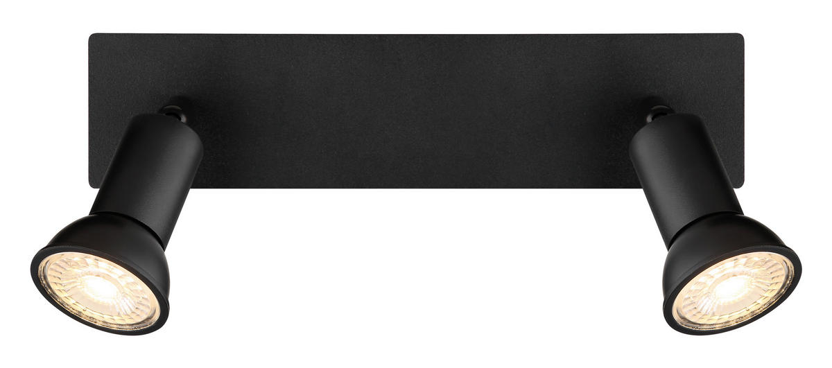 REFLEKTOR     25/9/9 cm          - črna, Basics, kovina (25/9/9cm)