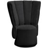 COCKTAILSESSEL in Velours Schwarz  - Schwarz, Design, Holz/Textil (92/113/70cm) - Emilio Belluti
